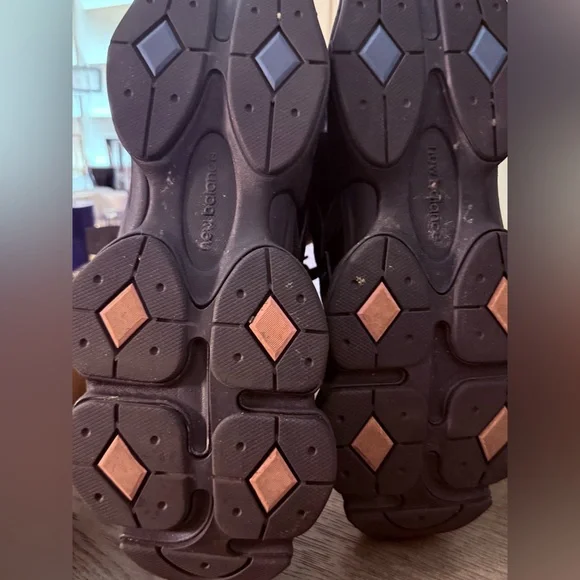 New Balance Women's Black and Blue Athletic Sneakers - Picture 4 of 4